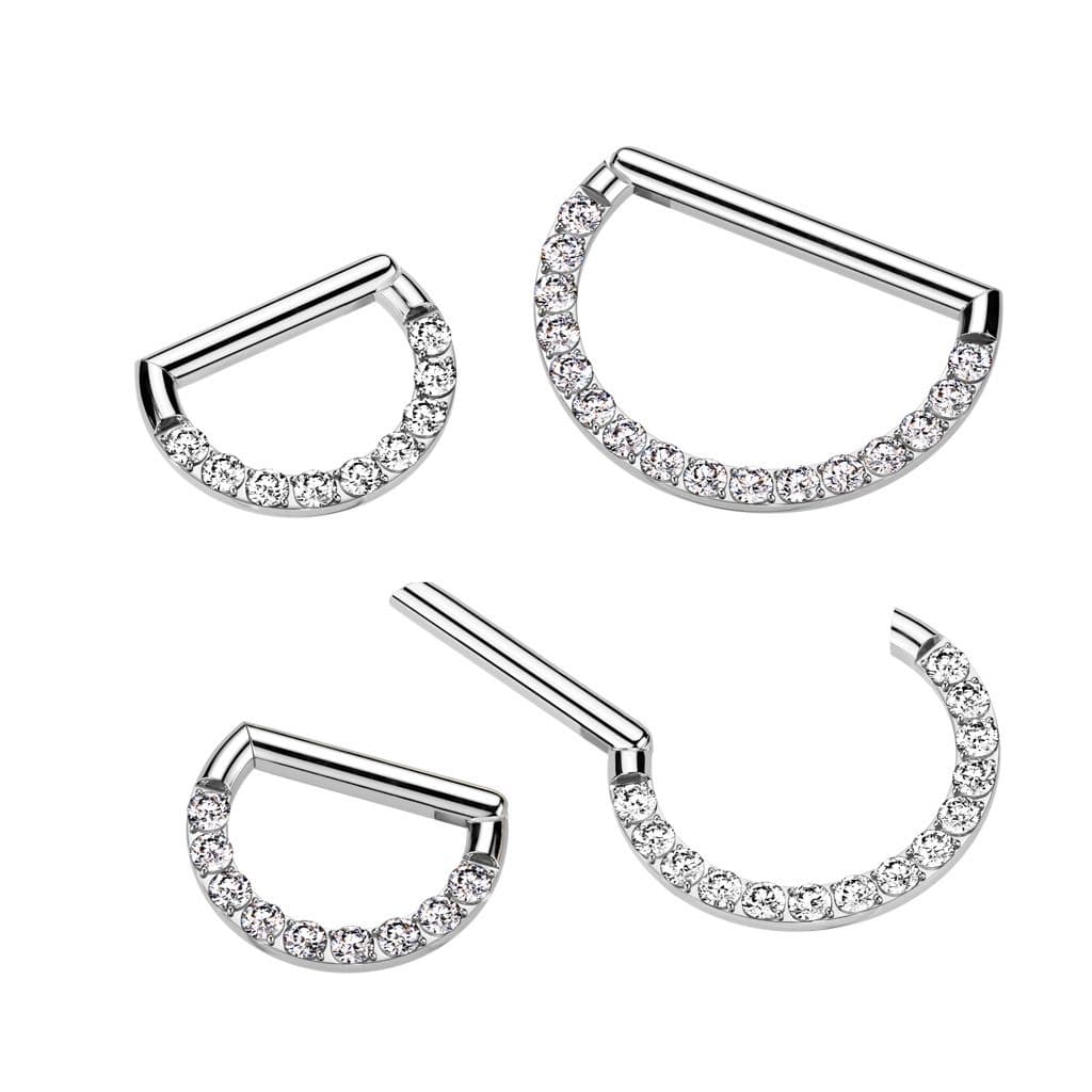 Piercing segment půlkruh TITAN (1,2 x 6 mm) - TIT1341-1206 - náhled 2