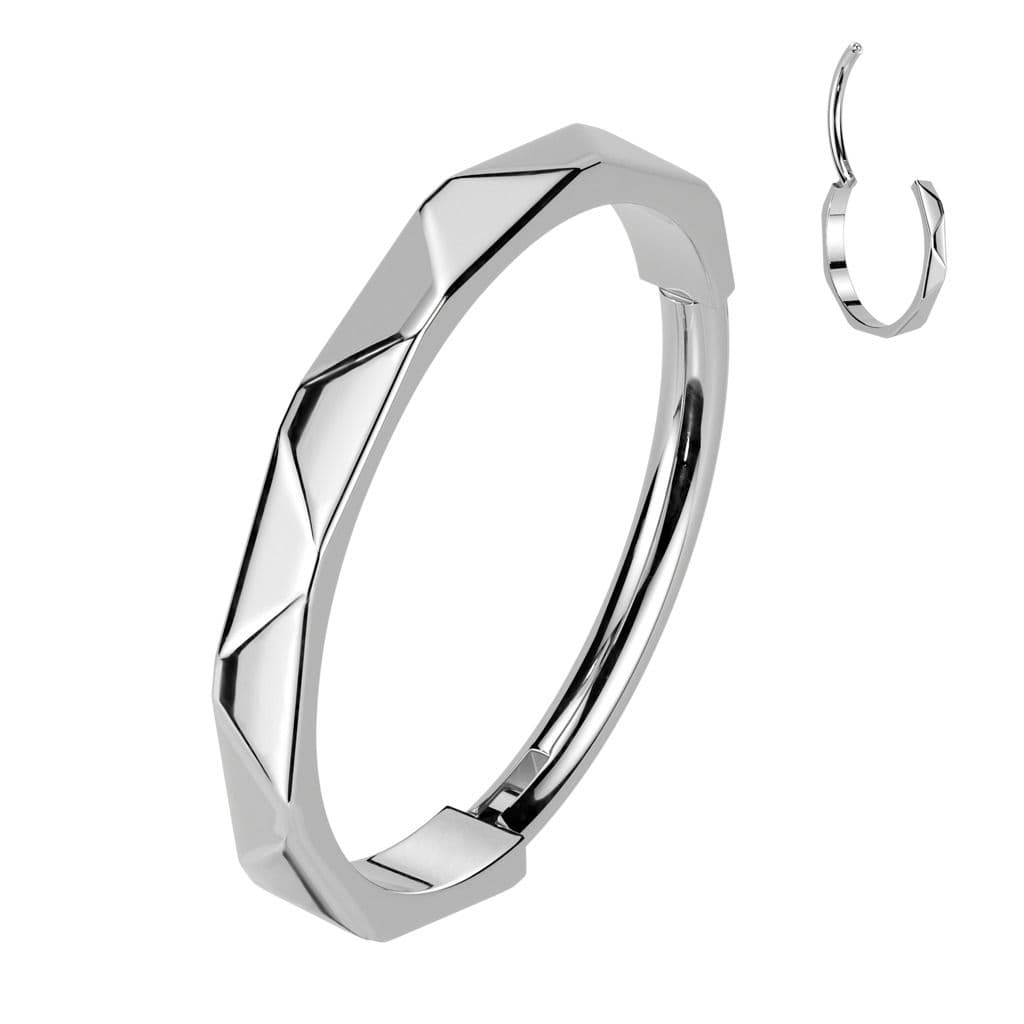 Segment kruh - helix / cartilage / tragus / septum piercing TITAN, 0,8 x 10 mm - TIT1335-0810 - náhled 1