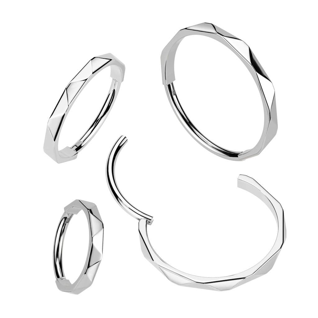 Segment kruh - helix / cartilage / tragus / septum piercing TITAN, 0,8 x 10 mm - TIT1335-0810 - náhled 2