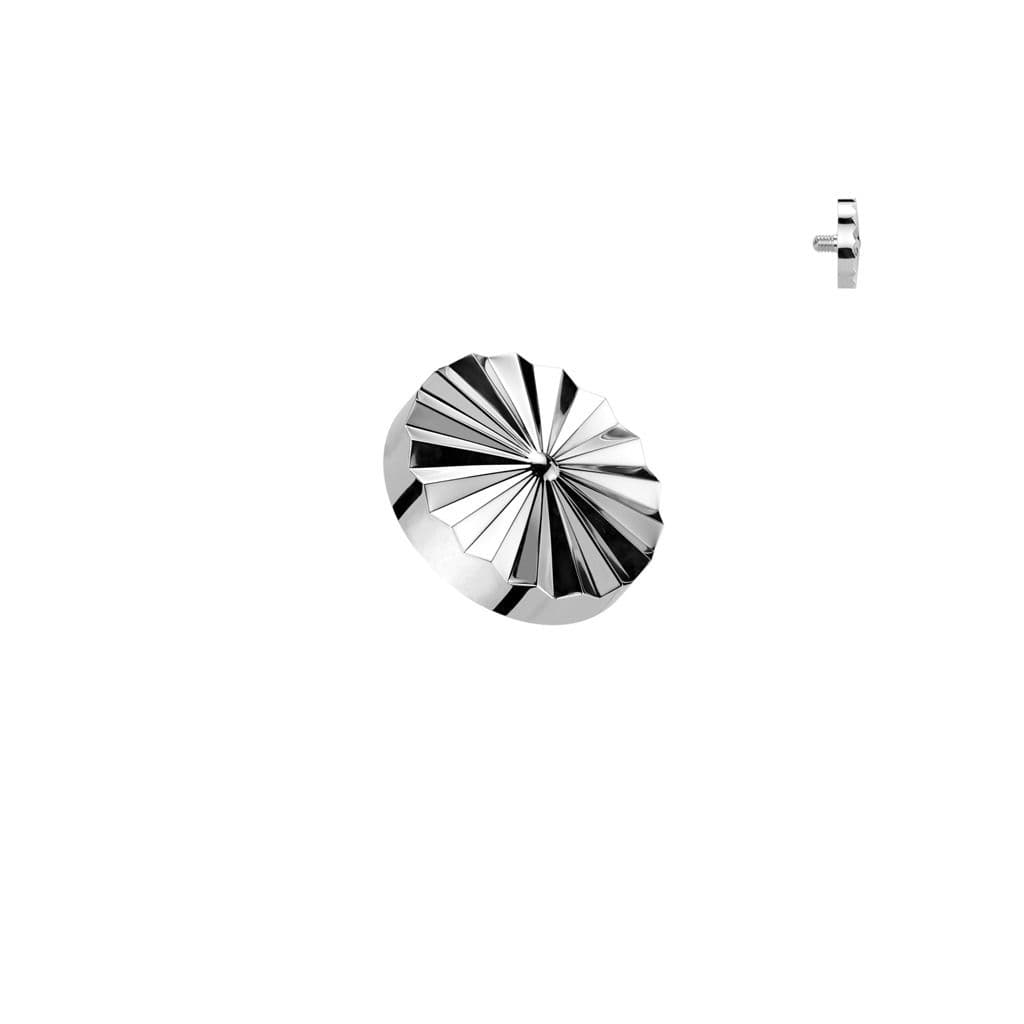 S4U Náhradní ozdoba k dermálu / labretě TITAN, závit 1,2 mm - TIT1344-12