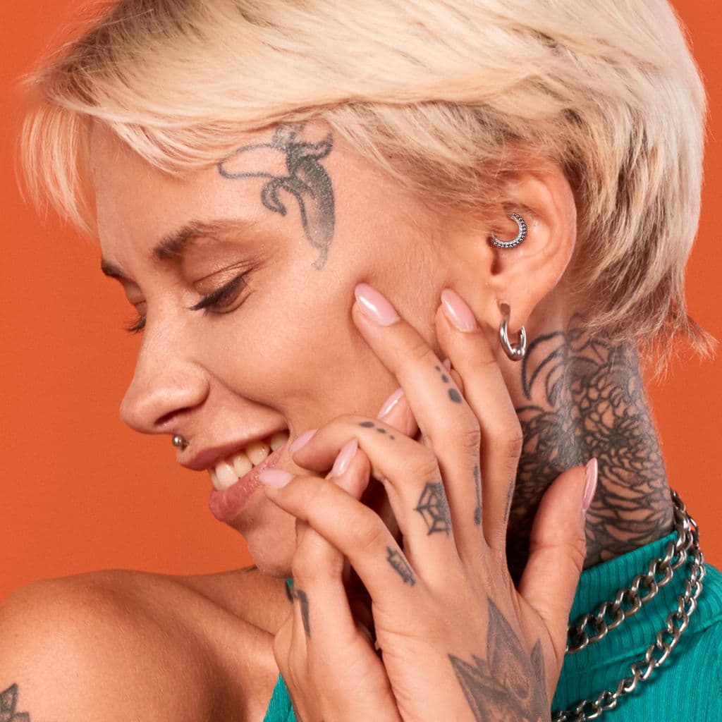 Segment kruh - helix / cartilage / tragus / septum piercing TITAN - náhled 3