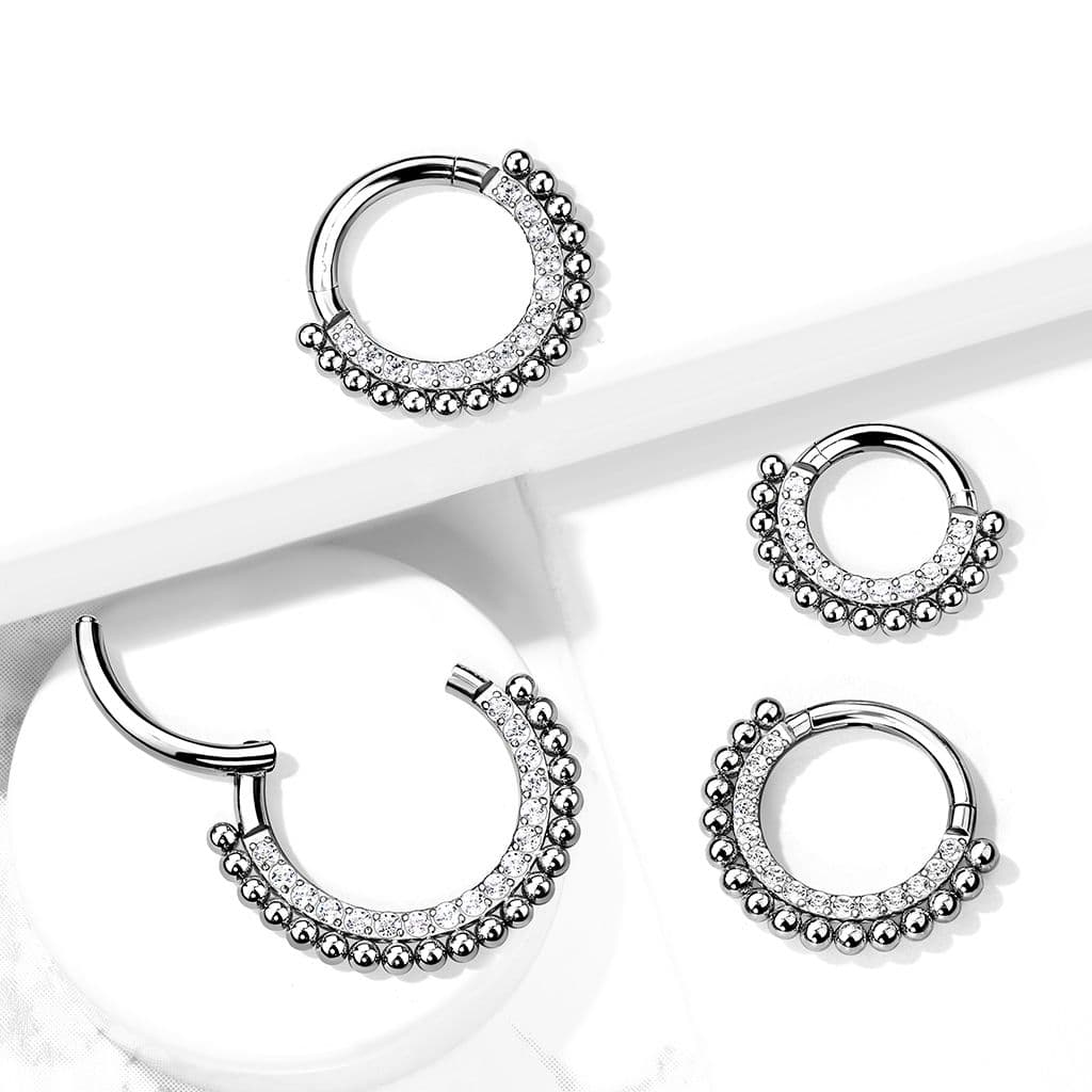 Segment kruh - helix / cartilage / tragus / septum piercing TITAN - náhled 4
