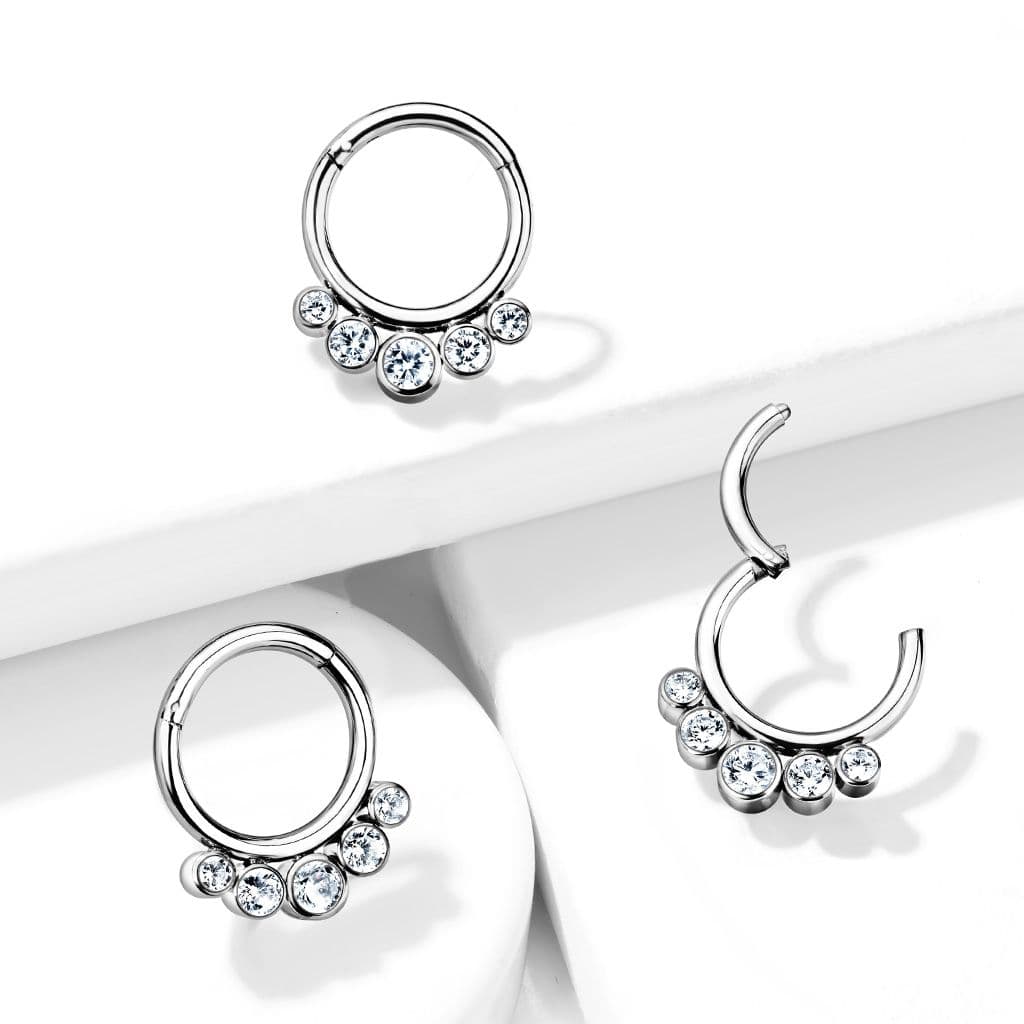 Piercing segment kruh TITAN, 1,2 x 8 mm - náhled 4