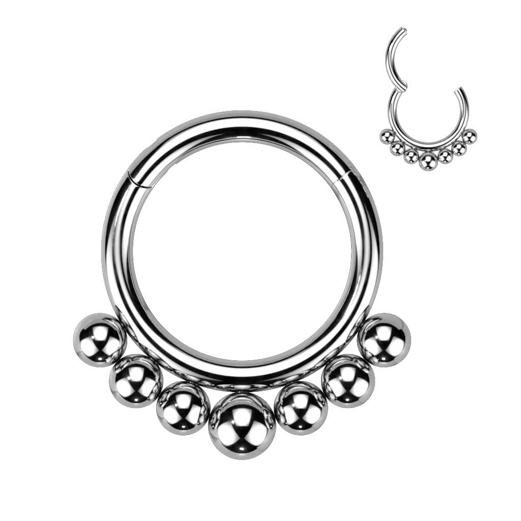 Piercing segment kruh TITAN, 1,2 x 8 mm - náhled 1