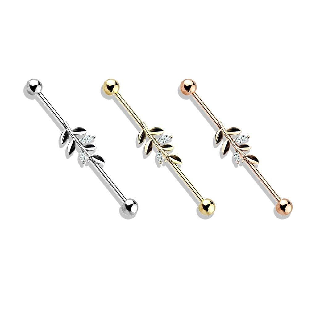 Industrial piercing - list (stříbrný) - náhled 3