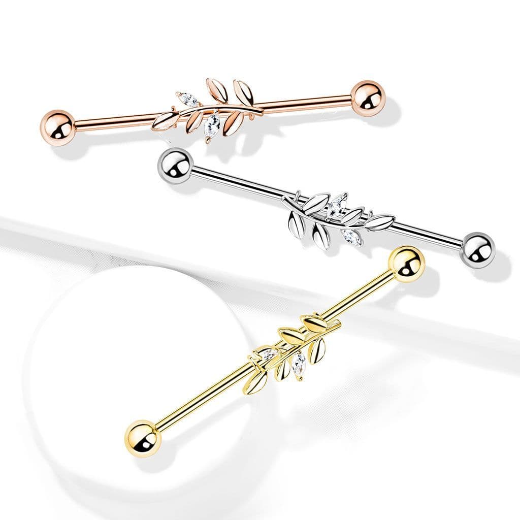 Industrial piercing - list (stříbrný) - náhled 4