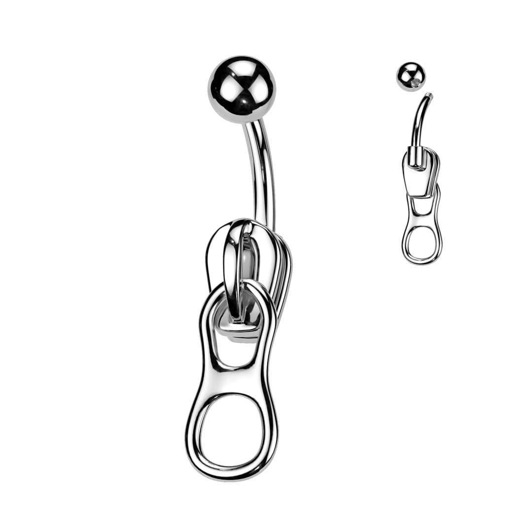 Piercing do pupíku - zip - náhled 3