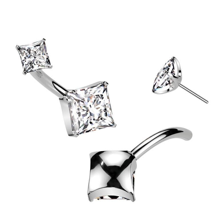 PUSH IN piercing do pupíku TITAN - TIT1354-C - náhled 2