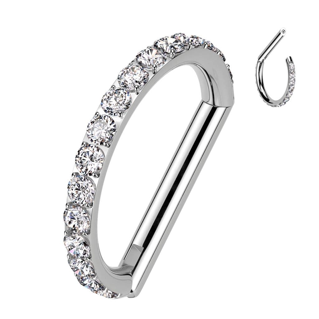 Piercing segment půlkruh TITAN (1,2 x 8 mm) - TIT1340-1208 - náhled 1