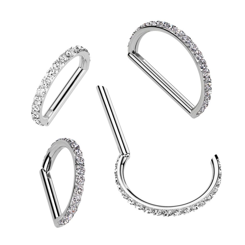 Piercing segment půlkruh TITAN (1,2 x 8 mm) - TIT1340-1208 - náhled 2