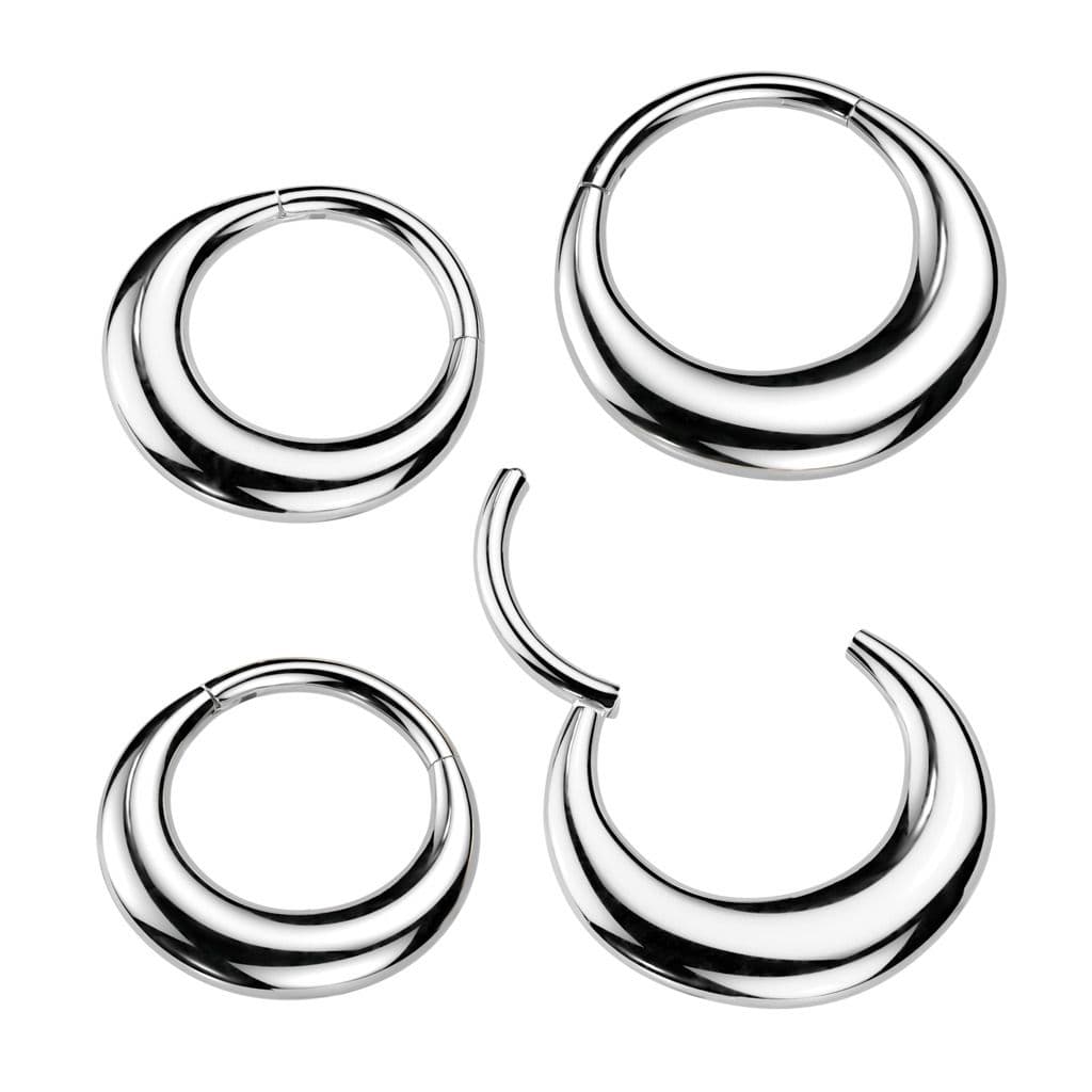 Segment kruh - helix / cartilage / tragus piercing (1,2 x 10 mm) - NS0064ST-1210 - náhled 2
