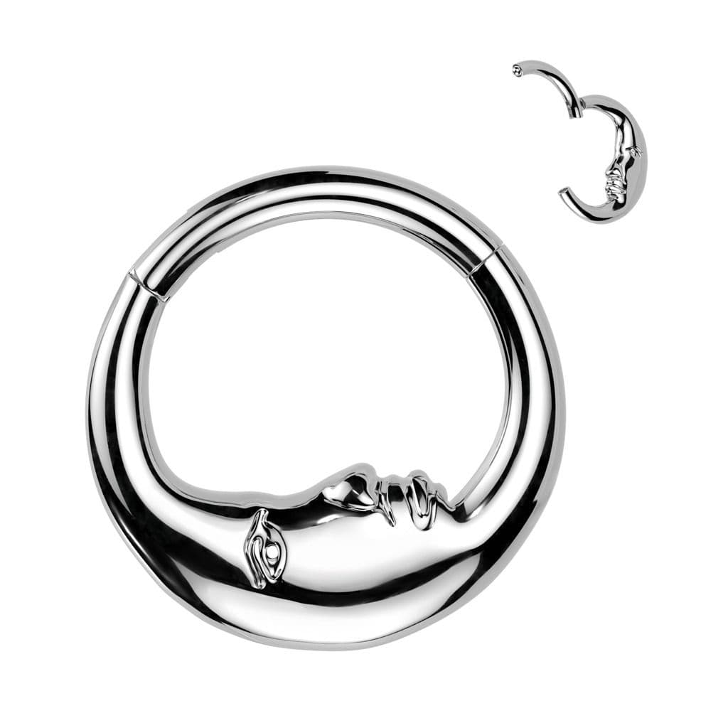 Segment kruh měsíc - helix / cartilage / tragus piercing (1,2 x 10 mm) - NS0065ST-1210 - náhled 1