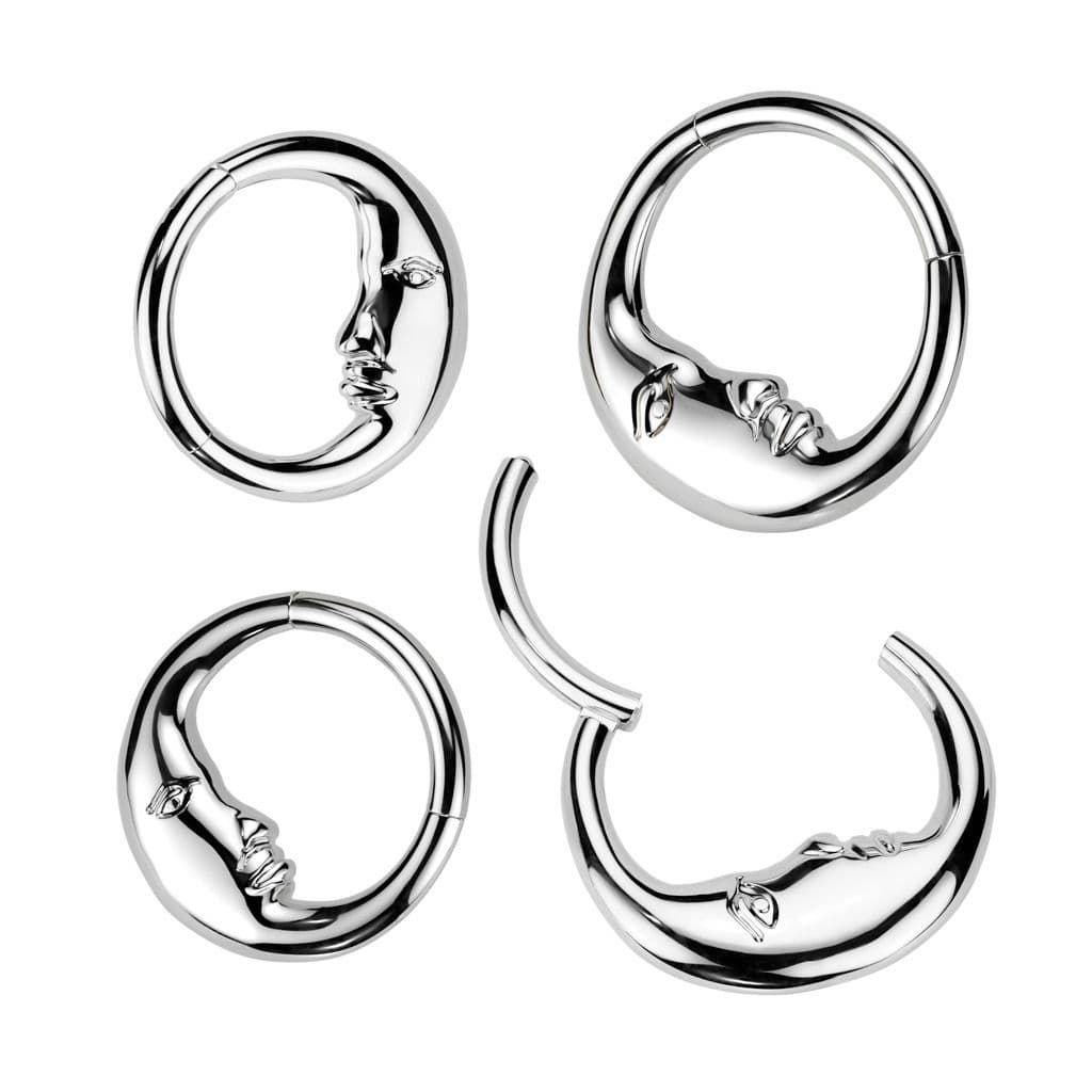 Segment kruh měsíc - helix / cartilage / tragus piercing (1,2 x 10 mm) - NS0065ST-1210 - náhled 2