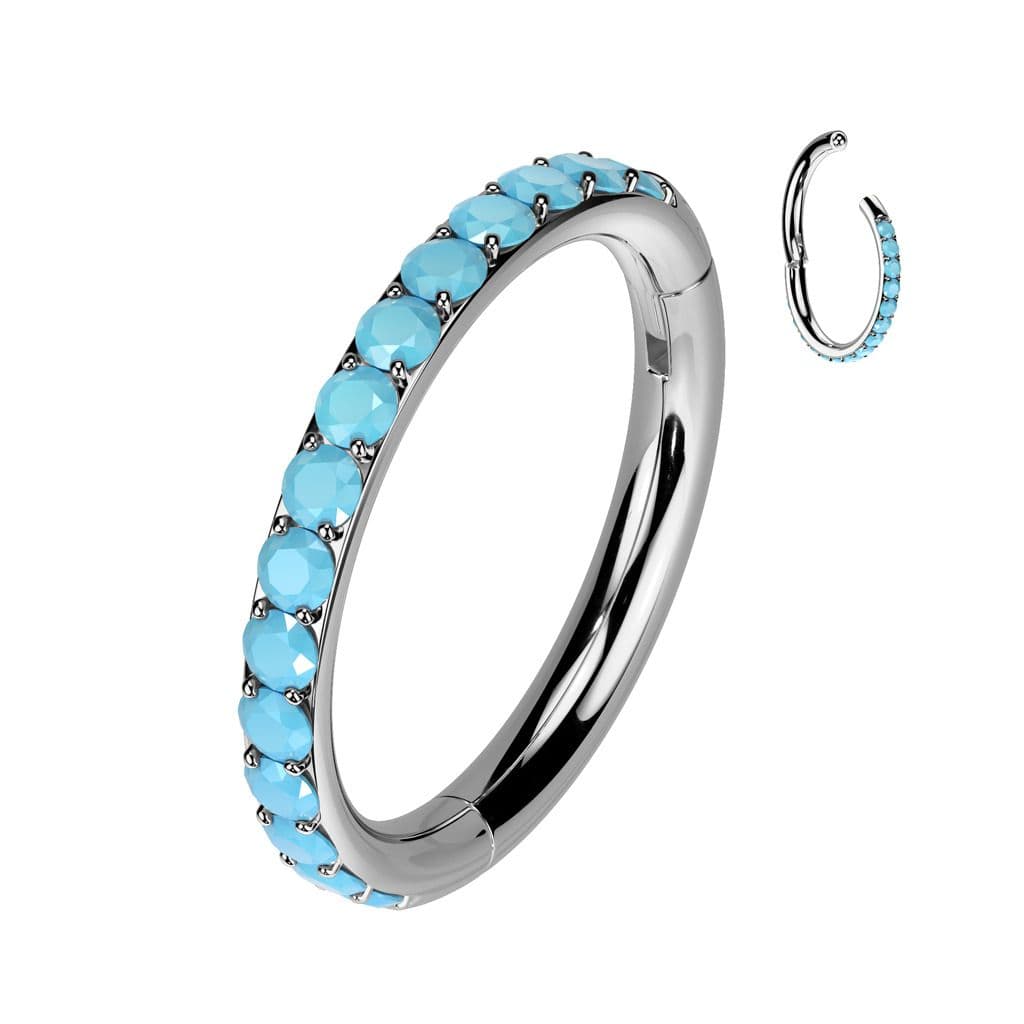 Segment kruh - helix / cartilage / tragus piercing TITAN (1,2 x 10 mm) - TIT1372-1210