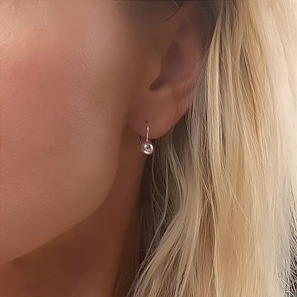 Stříbrné náušnice pecky duté - ZB23456-DP - náhled 4