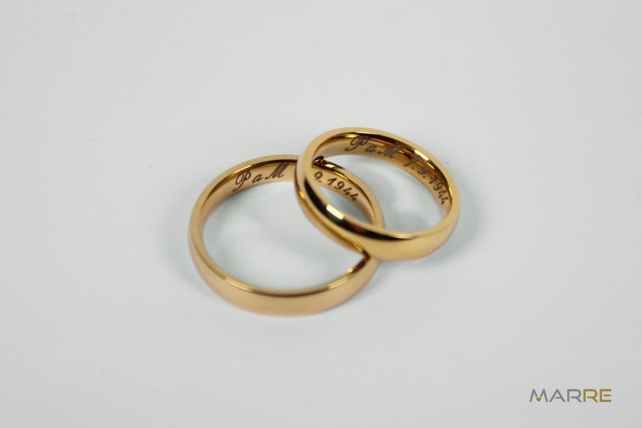OPR1495 Snubní prsteny chirurgická ocel š. 4 mm - pár - OPR1495-4 - náhled 5
