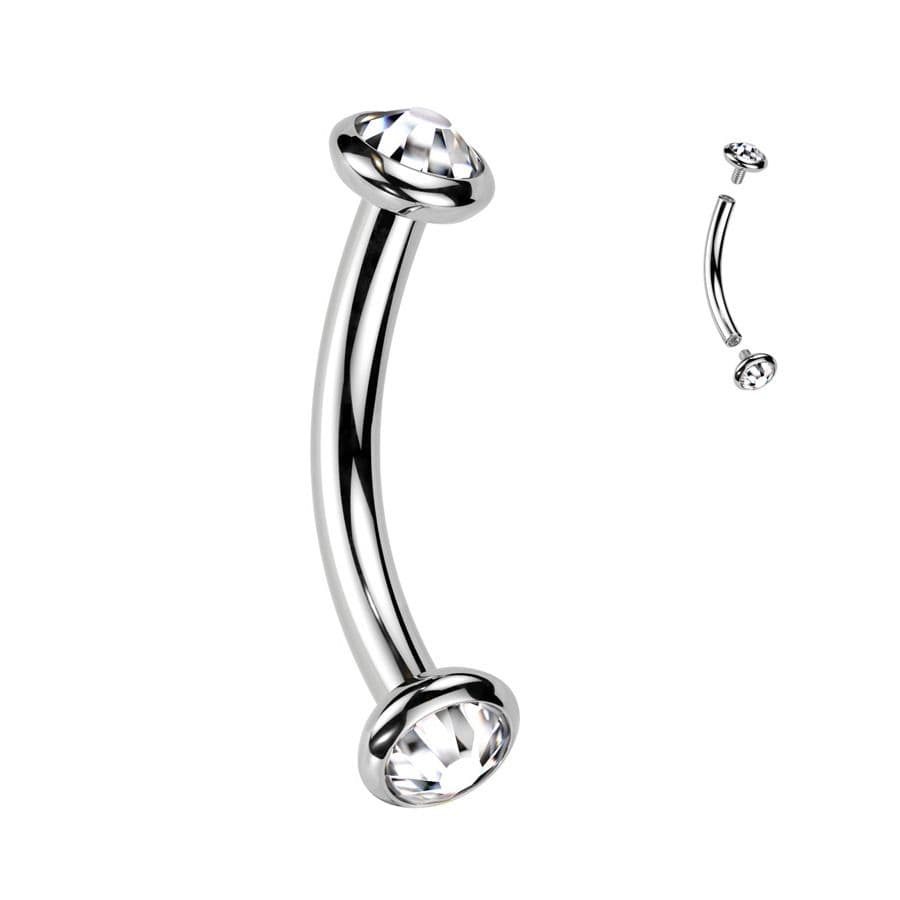S4U Piercing do obočí TITAN (duhová) - TIT1381-AB - náhled 3