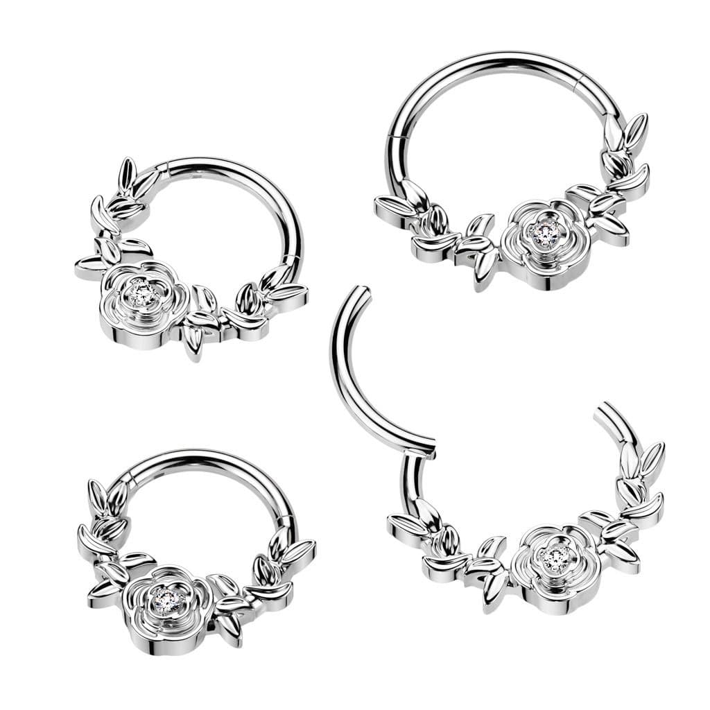 Segment kruh - helix / cartilage / tragus piercing TITAN (1,2 x 10 mm) - TIT1392-1210 - náhled 2