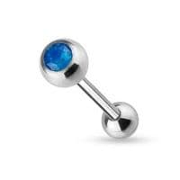 Piercing do jazyka - opalit (bílá) - náhled 3