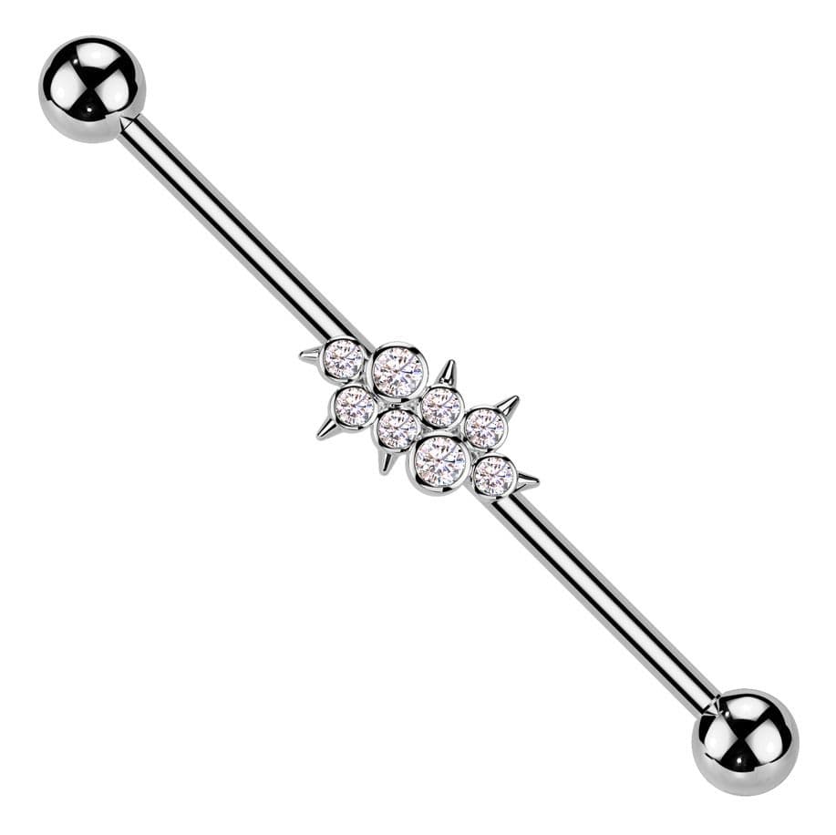 Industrial piercing se zirkony - ID01041 - náhled 1