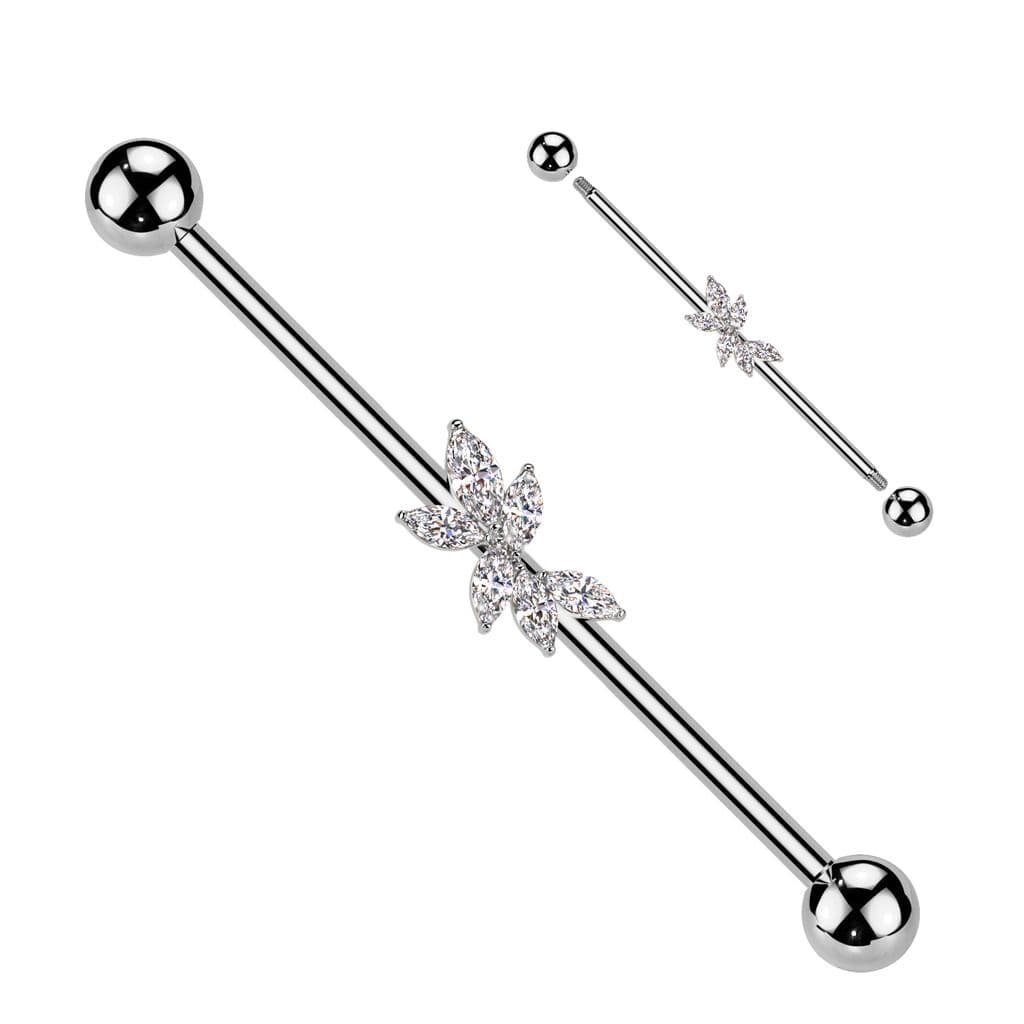 Industrial piercing se zirkony - ID01039 - náhled 2