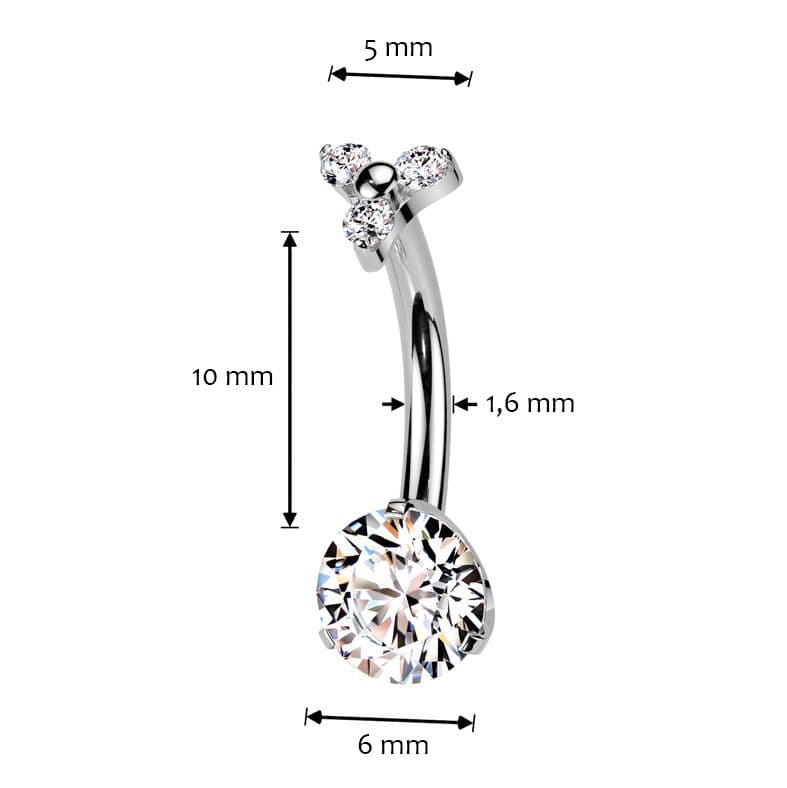 Piercing do pupíku - TITAN - TIT1429 - náhled 3