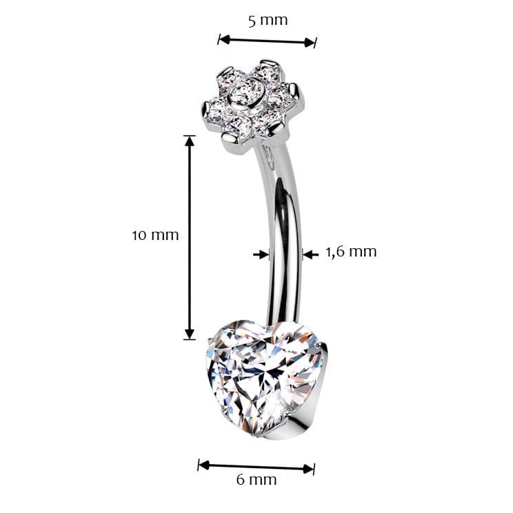 Piercing do pupíku - TITAN - TIT1427 - náhled 3