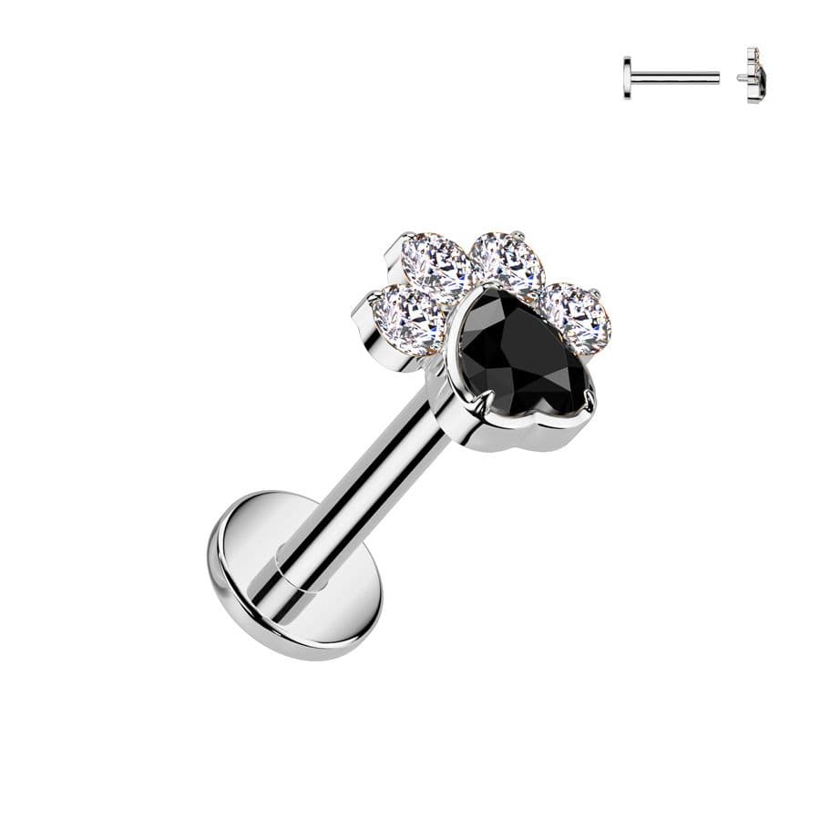 Piercing do brady - labreta TITAN (1,2 x 6 mm) - TIT1424-1206