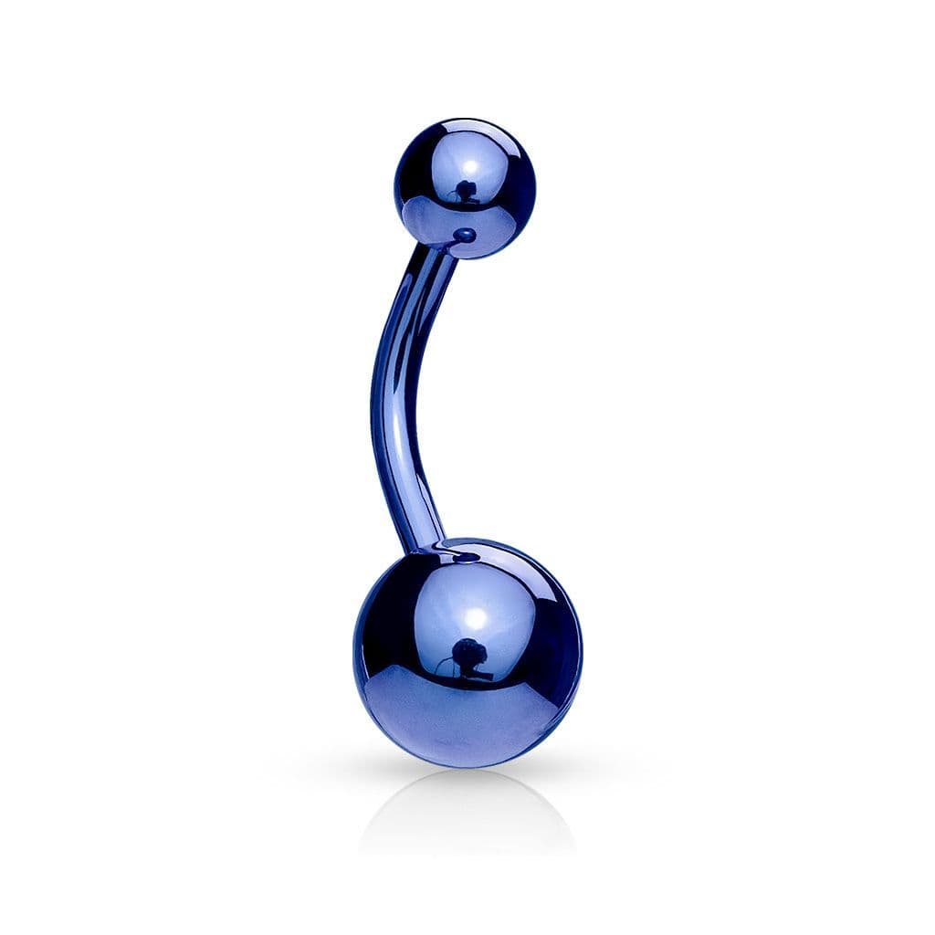 Piercing do pupíku - banánek (duhová, 1,6 x 10 mm) - náhled 4