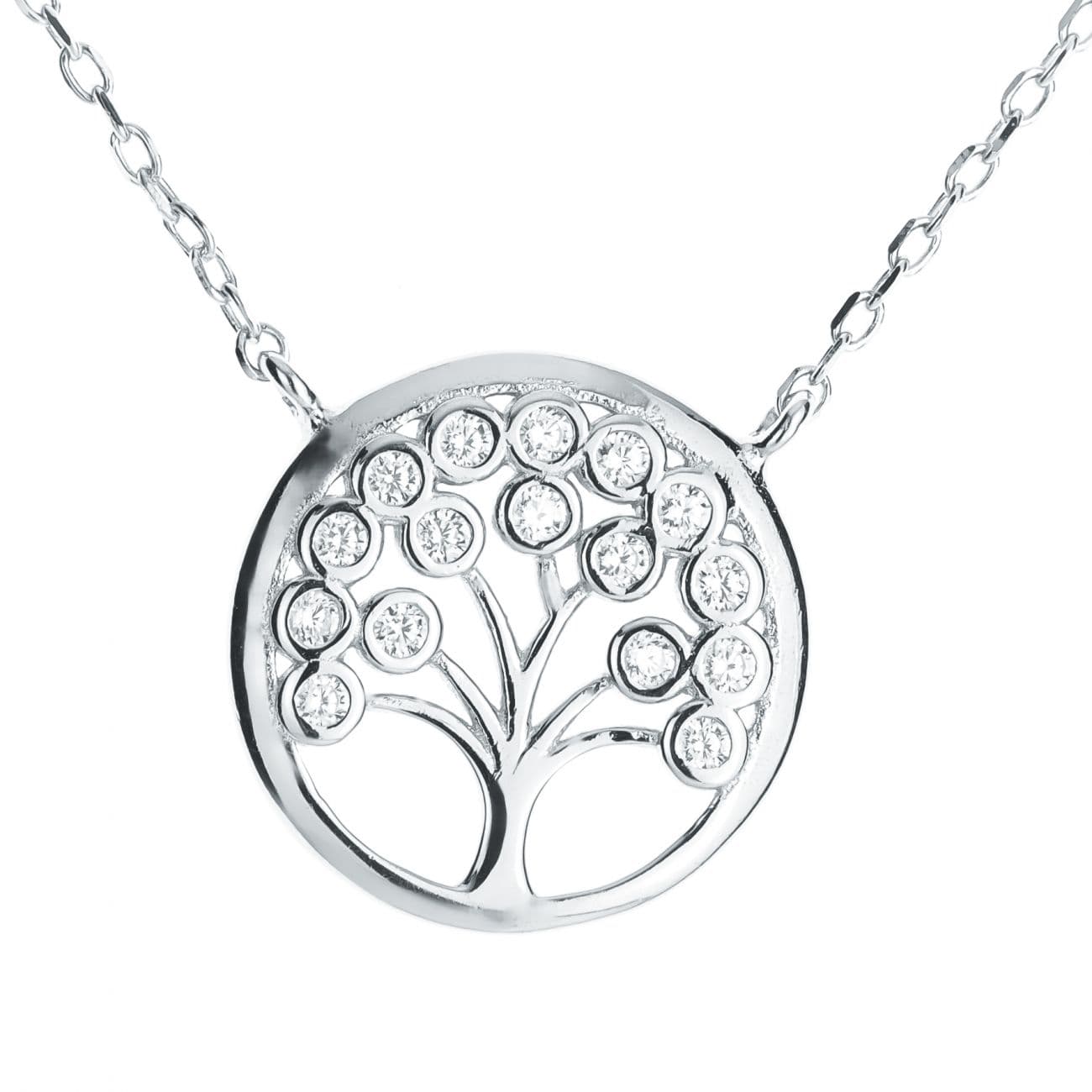 NUBIS Stříbrný náhrdelník strom života - NB-2112