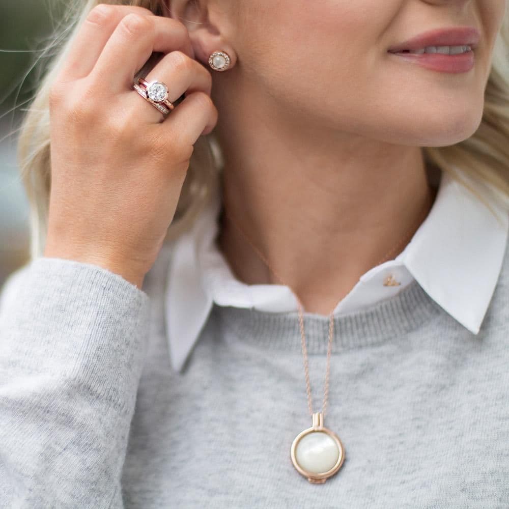 Stříbrný prsten Hot Diamonds Emozioni Infinito Rose Gold vel. 58 - náhled 3