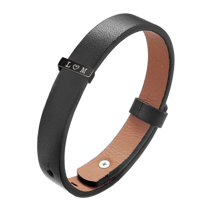 S4U Personalizovaný pánský kožený náramek - OPA224 - náhled 2