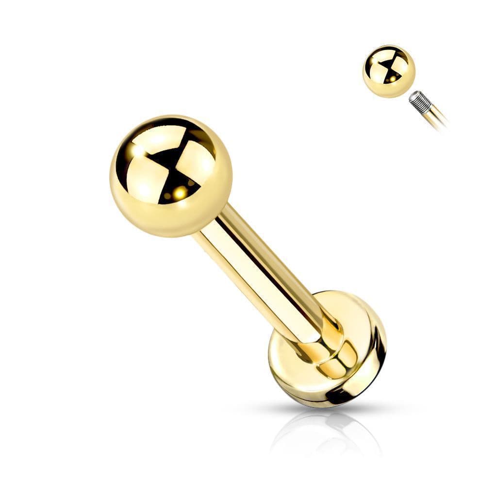 Duhový piercing do brady TITAN (1,2 x 6 mm) - náhled 2