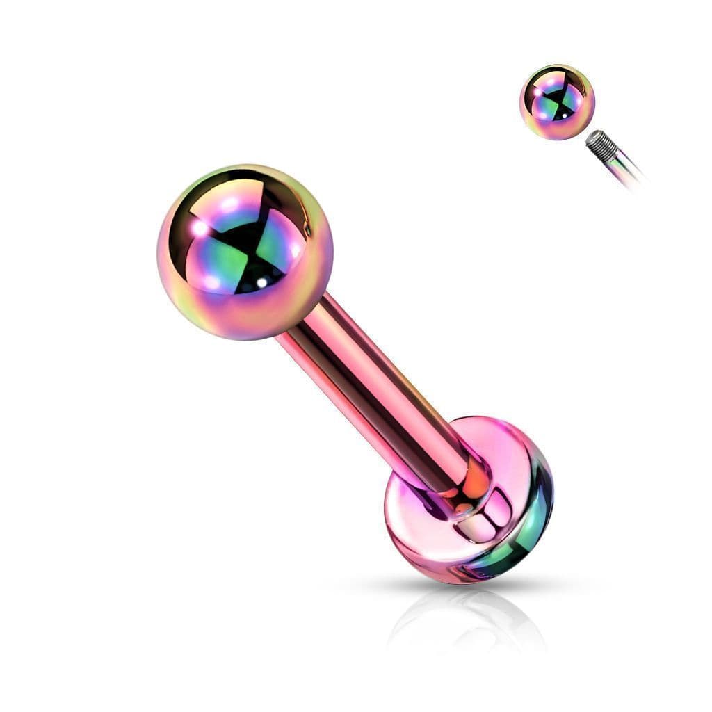 Duhový piercing do brady TITAN (1,2 x 6 mm) - náhled 1