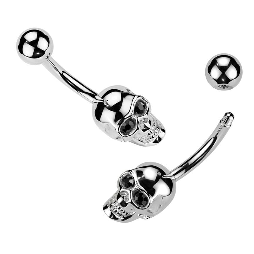 Piercing do pupíku lebka - WP0096 - náhled 2