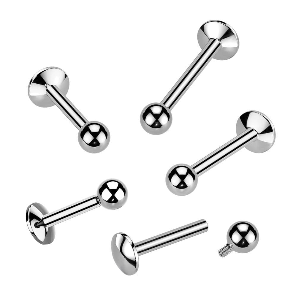 Piercing do brady - labreta titan (1,2 x 10 mm) - TIT1530-12103 - náhled 1