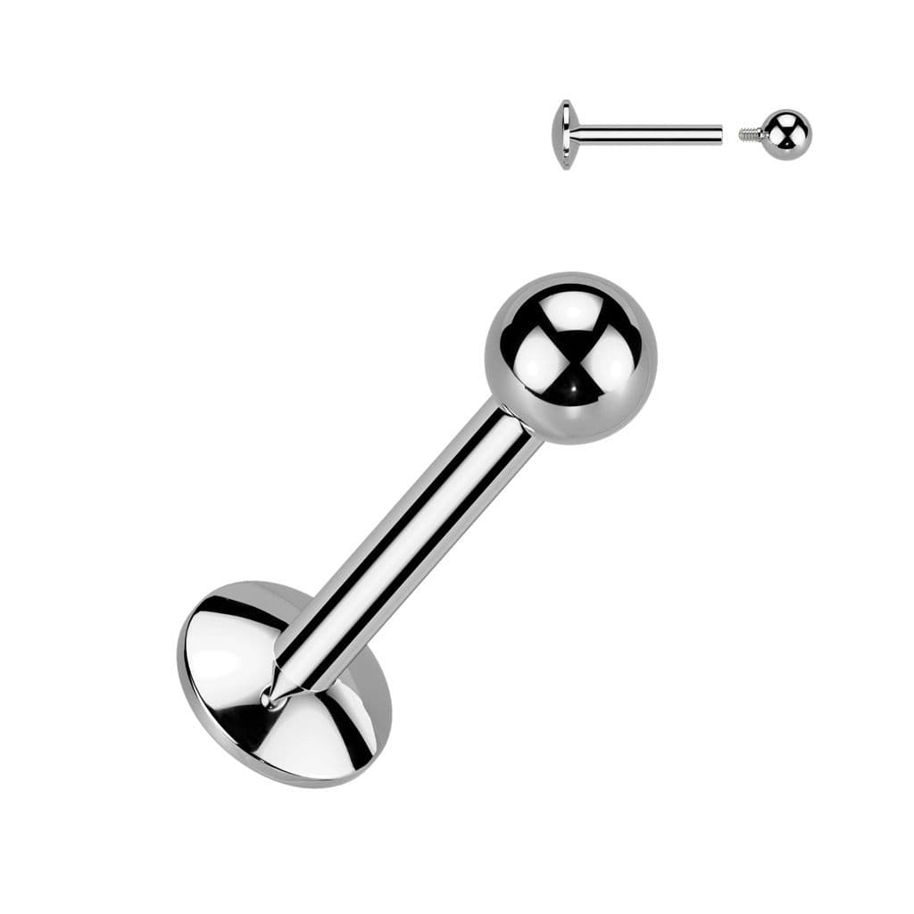Piercing do brady - labreta titan (1,2 x 10 mm) - TIT1530-12103 - náhled 3