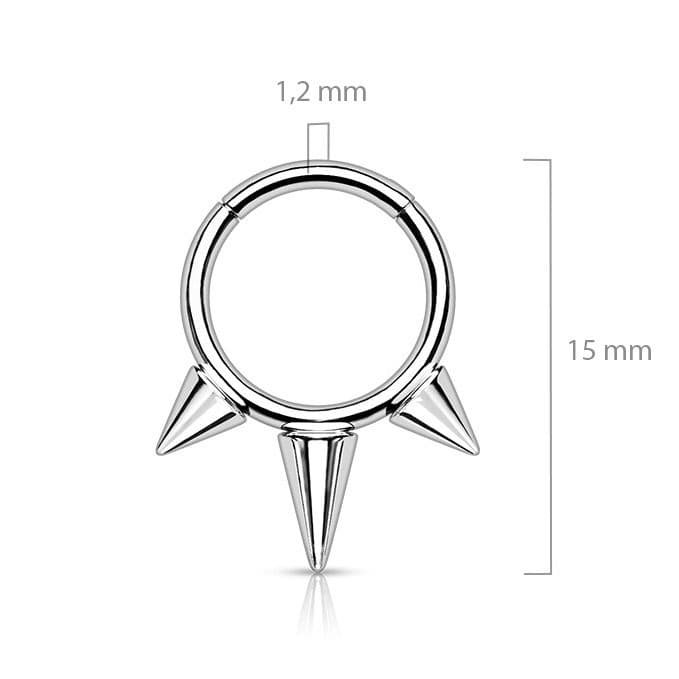 Piercing segment kruh TITAN s hroty (1,2 x 10 mm) - TIT1127-1210 - náhled 2