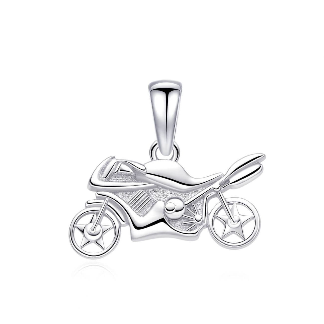 NUBIS Stříbrný přívěsek motorka - NB-4564