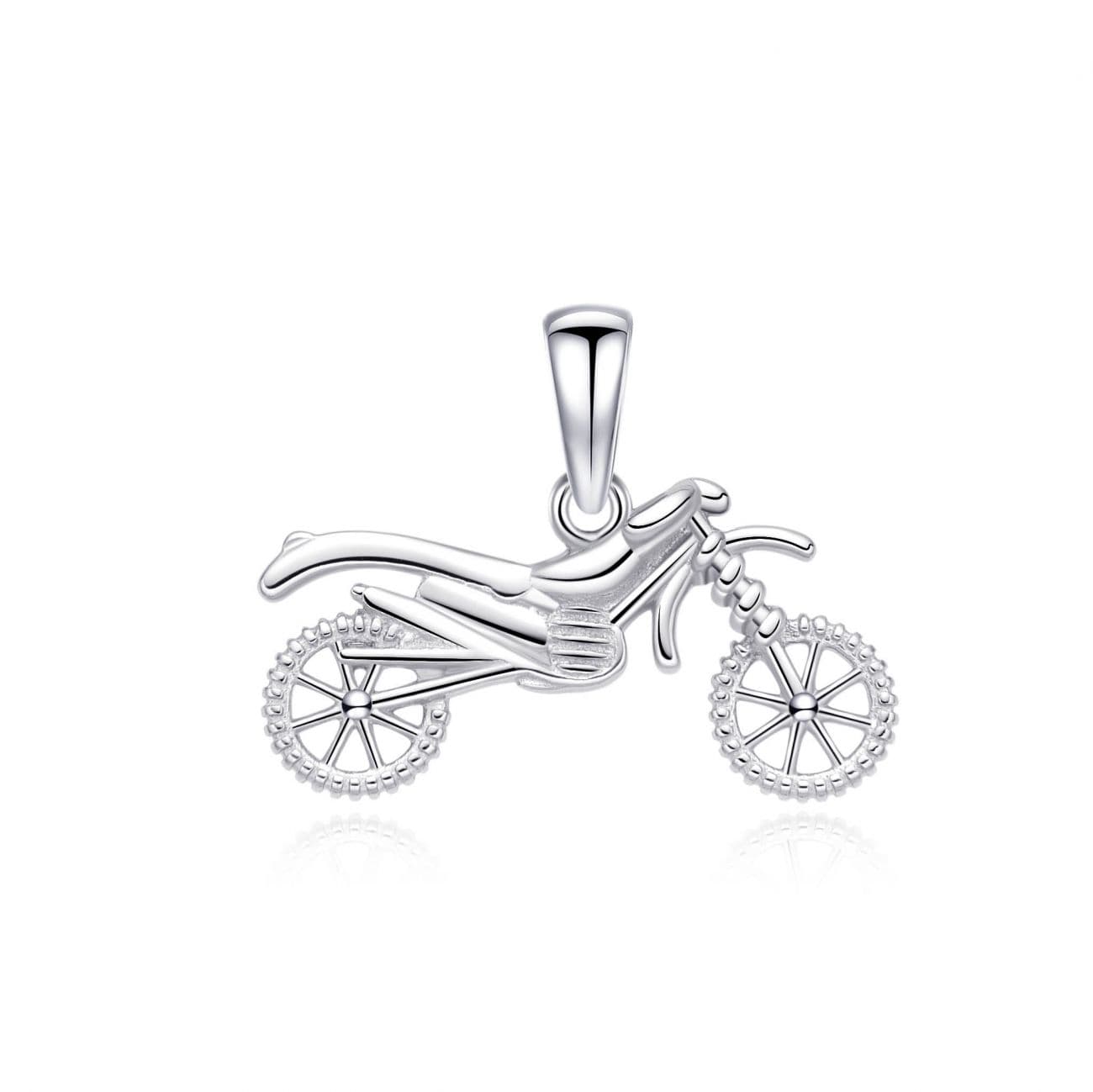 NUBIS Stříbrný přívěsek motorka enduro - NB-4562