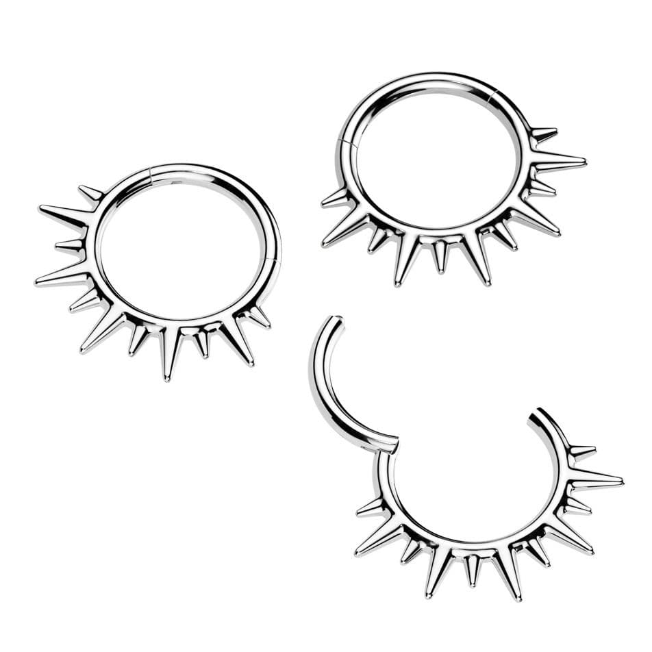 MARRE Ocelový kruh - helix / cartilage / septum piercing - SG125-ST - náhled 2