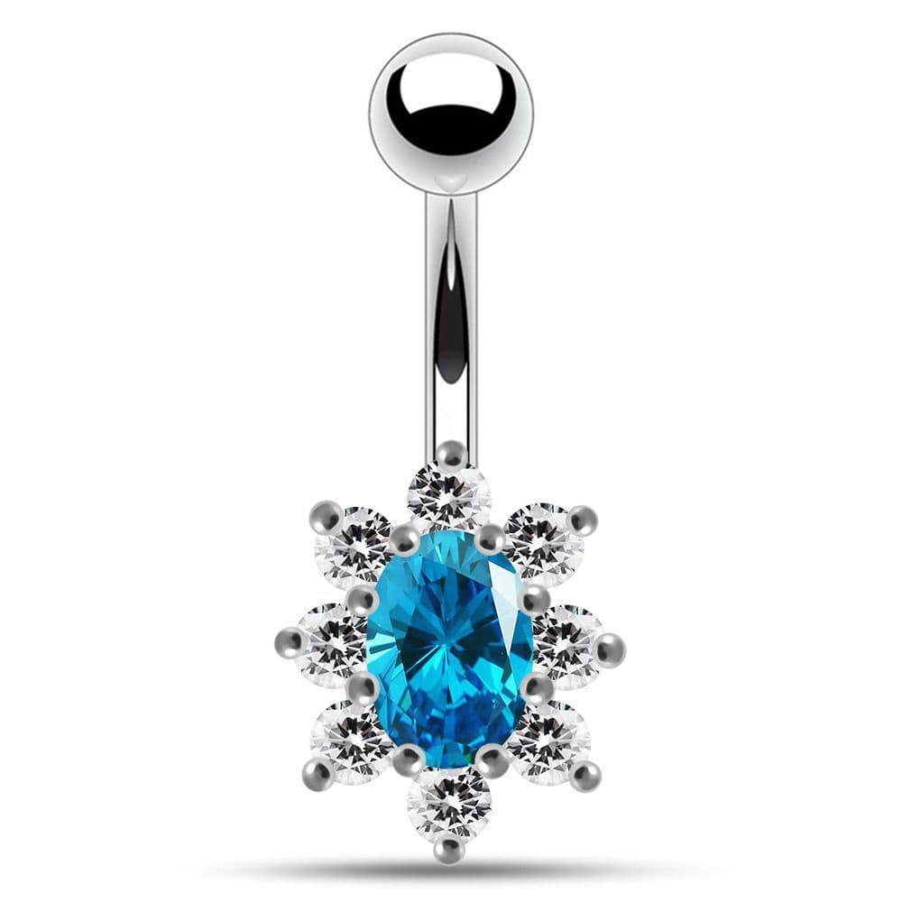 S4U Stříbrný piercing do pupíku
