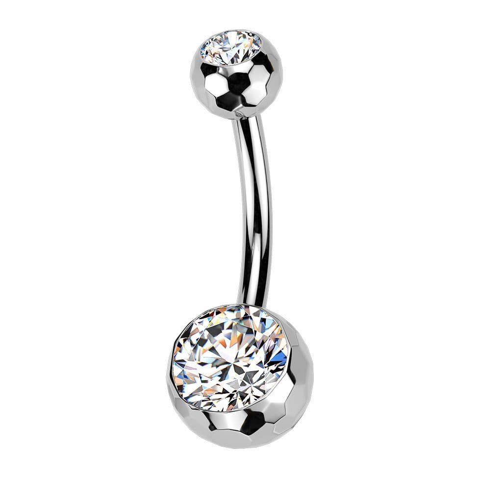 MARRE Piercing do pupíku banánek - TITAN (1,6 x 10 mm) - náhled 2