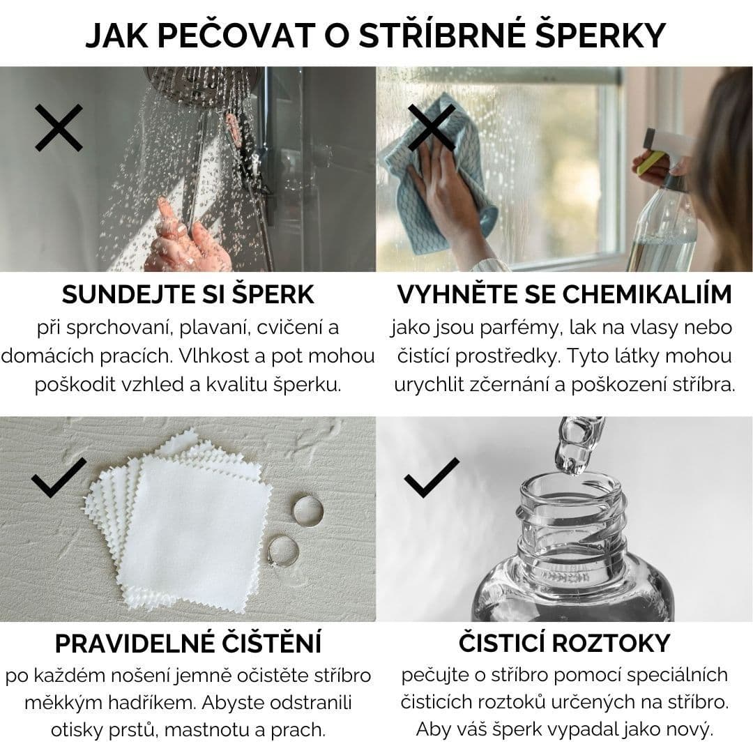 Stříbrný pietní náhrdelník  křídlo a tlapka - náhled 4