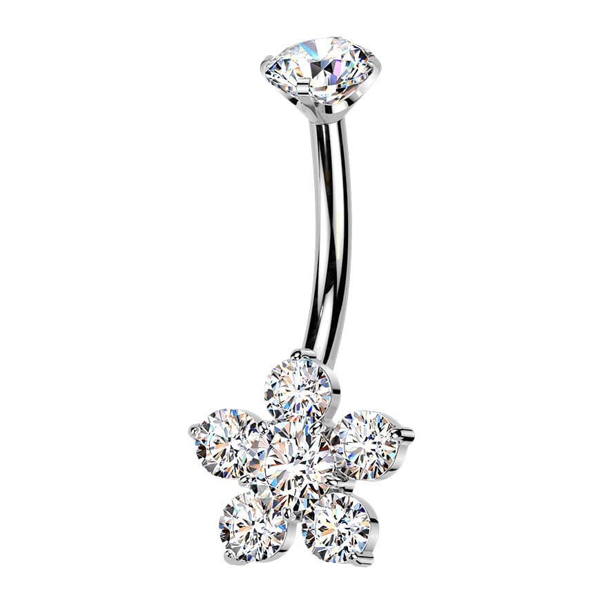 MARRE Piercing do pupíku kytička - TITAN - TIT1600 - náhled 1