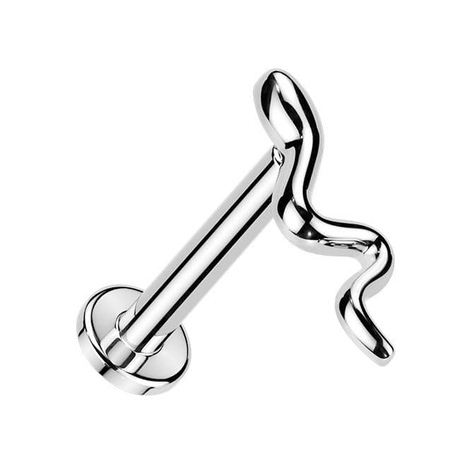 MARRE Labreta / piercing do ucha - had (1,2 x 6 mm) - LB0046ST-1206 - náhled 1