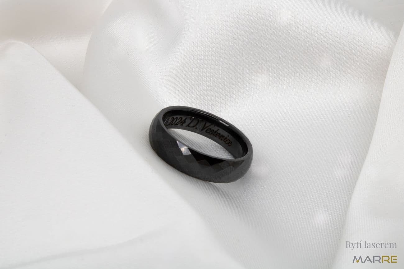 NUBIS KM1002 Keramické snubní prsteny šíře 6mm - pár - KM1002-6 - náhled 3