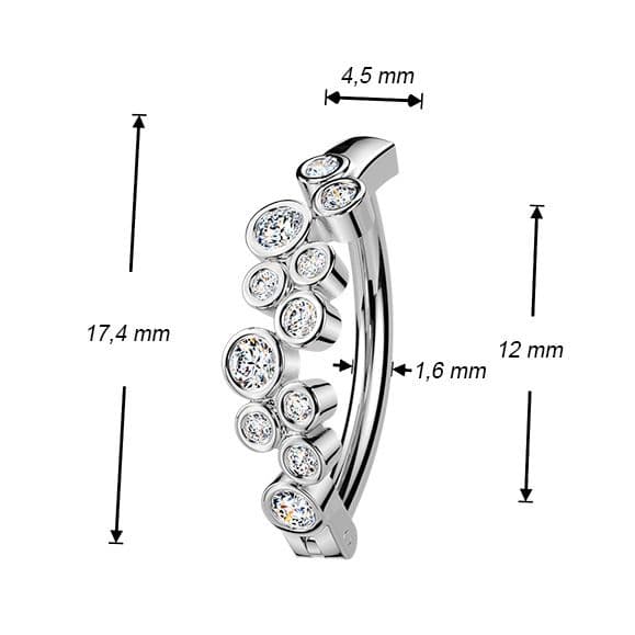 MARRE Piercing do pupíku se štítem - WP0109 - náhled 4