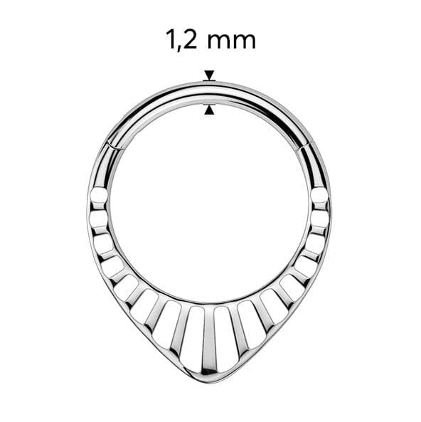 S4U Piercing segment kruh TITAN (1,2 x 10 mm) - TIT1637-1210 - náhled 3