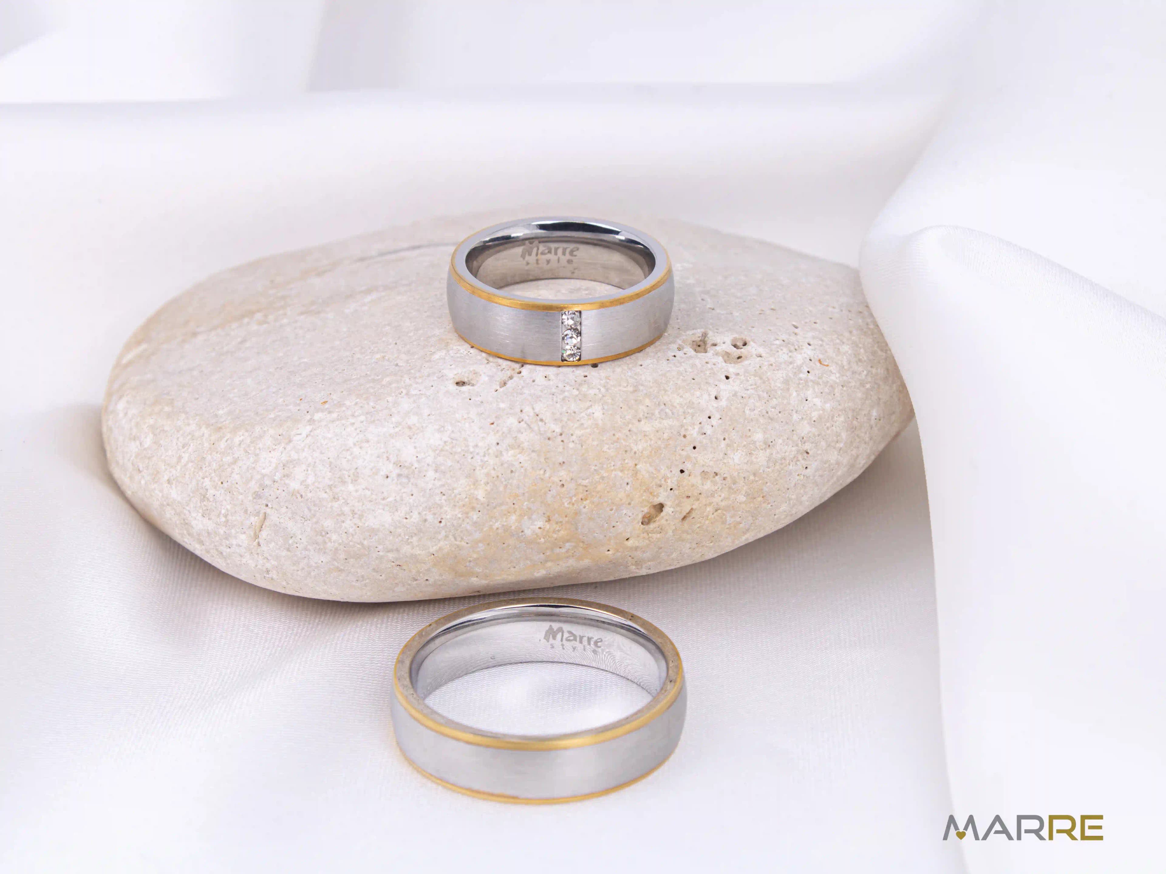 Snubní prsteny chirurgická ocel MAR002 - náhled 3